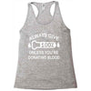 always give 100 percent Racerback Tank