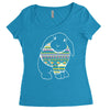 bunny rabbit in Women's Triblend Scoop T-shirt