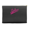 believe hand lettering printed t shirt Accessory Pouches