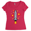 apollo 11 Women's Triblend Scoop T-shirt