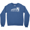 climbing ape to evolution climb indoor outdoor Crewneck Sweatshirt