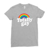 totally gay Ladies Fitted T-Shirt