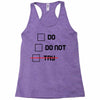Do or Do Not Racerback Tank