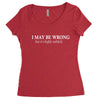 i may be wrong but it's highly unlikely Women's Triblend Scoop T-shirt