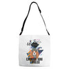 who loves cavalier king charles Adjustable Strap Totes