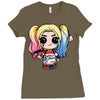 harley quinn Ladies Fitted T-Shirt