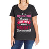 running mommy white Ladies Curvy T-Shirt
