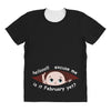February Peeking Out  Baby Boy All Over Women's T-shirt