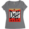 duff parody deff Women's Triblend Scoop T-shirt