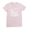 girls fish too only prettier Ladies Fitted T-Shirt