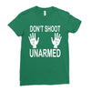 dont shoot Ladies Fitted T-Shirt