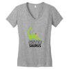 Sister Saurus Women's V-Neck T-Shirt