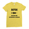 botox expression Ladies Fitted T-Shirt