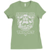 support our troops Ladies Fitted T-Shirt