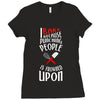i bake because punching people is frowned upon Ladies Fitted T-Shirt