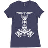thorshammer mj&ouml;lnir odin wikinger germanen Ladies Fitted T-Shirt