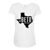 Beto For Senate Texas Map Maternity Scoop Neck T-shirt