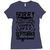 This Girl Is Taken By A Super Sexy September Boyfriend Ladies Fitted T-Shirt