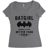 Batgirl Stronger And Faster Better Than Ever Women's Triblend Scoop T-shirt