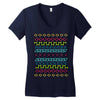 hawaiian pattern Women's V-Neck T-Shirt