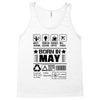 Born In May Tank Top