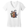 ded, dead, and deadly Women's V-Neck T-Shirt