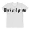black and yellow All Over Women's T-shirt