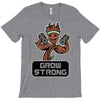 groot grow strong galaxy gym fitness mashup T-Shirt