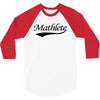 mathlete t shirt funny math humor geek nerd school athlete 3/4 Sleeve Shirt