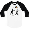 banksy kids play t.v. ball 3/4 Sleeve Shirt