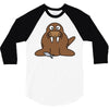 cokelat animal 3/4 Sleeve Shirt