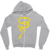 chinese dragon cool oriental asian kung fu Zipper Hoodie