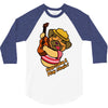 keep calm and play music 3/4 Sleeve Shirt