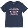 I Love Someone with Breast Cancer to The Moon and Back to Infinity V-Neck Tee