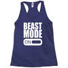 beast mode on Racerback Tank