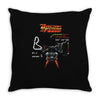 back to the future Throw Pillow
