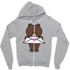brown Zipper Hoodie
