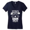 Awesome Gram Looks Like Women's V-Neck T-Shirt