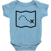 trail marks Baby Bodysuit