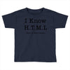 i know html Toddler T-shirt