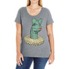 elizabethan dilophosaurus Ladies Curvy T-Shirt