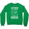 Veteran Don't Thank Me Thank My Grandpa Who Never Came Back Crewneck Sweatshirt
