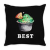 Best Friends Tacos Throw Pillow
