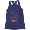 i just want to drink wine &amp; bake christmas cookies Racerback Tank
