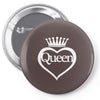 funny  queen of everything gift bride honeymoon hen night fashion fema Pin-back button