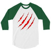 red strong 3/4 Sleeve Shirt