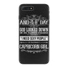 And 8th Day God Look Down So God Made A Capricorn Girl iPhone 7 Plus Case