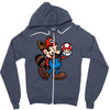 vintage plumber Zipper Hoodie
