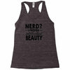 nerd.. Racerback Tank