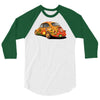 sixties vw beetle, ideal gift or birthday present 3/4 Sleeve Shirt
